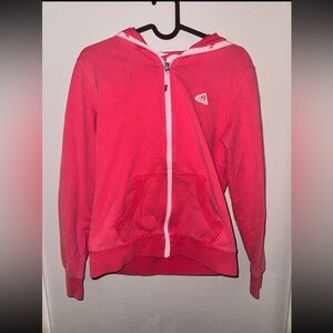Adidas Pink Zip-Up Hoodie Jacket